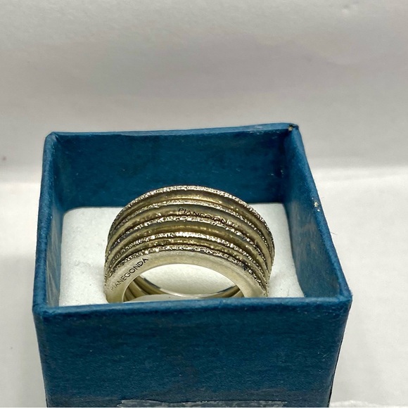 Pianegonda Sterling Silver Stack Rings - Picture 2 of 11